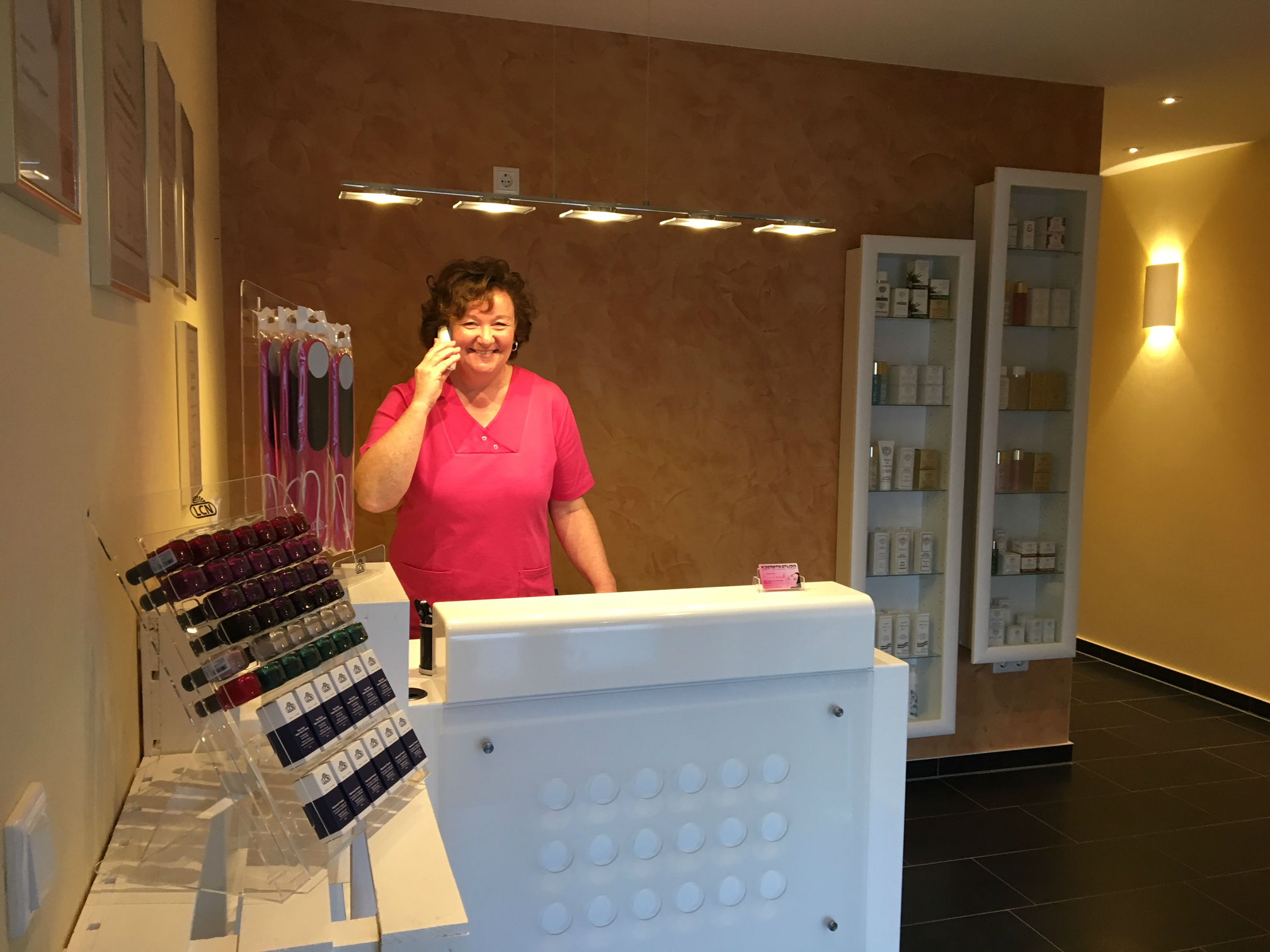Kosmetiksalon Angelika Richter - Begrüßung der Inhaberin